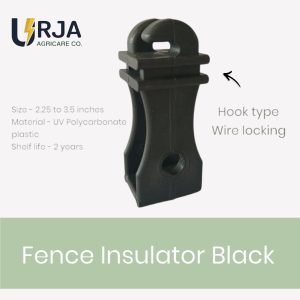 Solar Fence Hook Insulator and Corner 76 mm