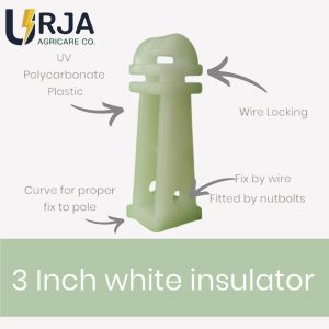 Electric Fence Insulator and Corner 76 mm